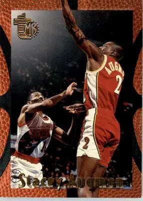Stacey Augmon - 1994-95 Topps Embossed - #1 - Basketball - Basketball Card Single