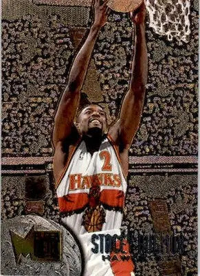 Stacey Augmon - 1995-96 Metal - #121 - Basketball - Basketball Card Single