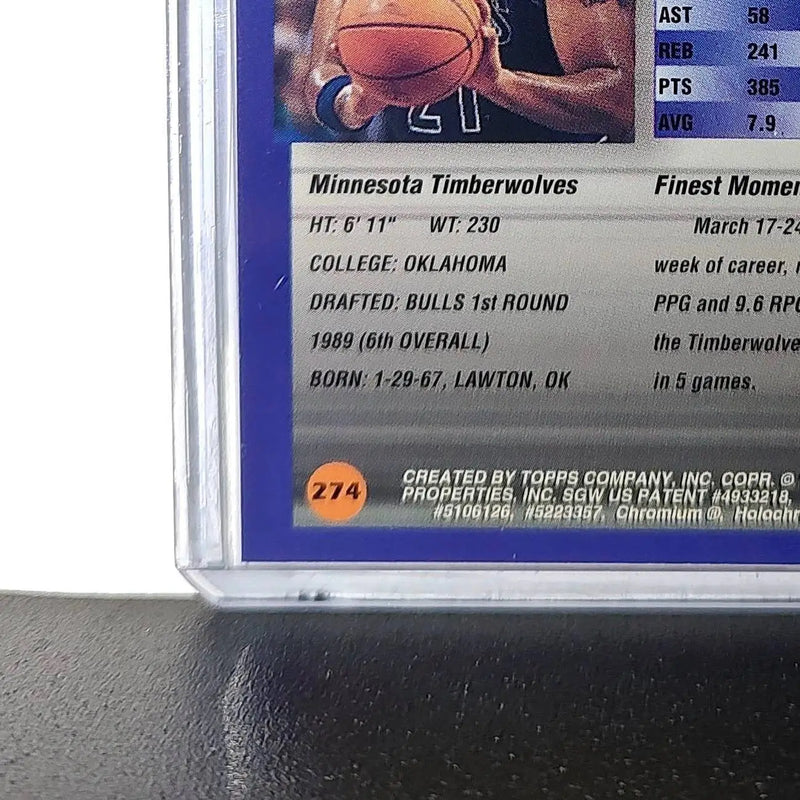 Stacey King 1994-95 Topps Finest #274 Basketball Card