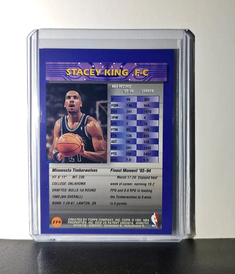 Stacey King 1994-95 Topps Finest #274 Basketball Card