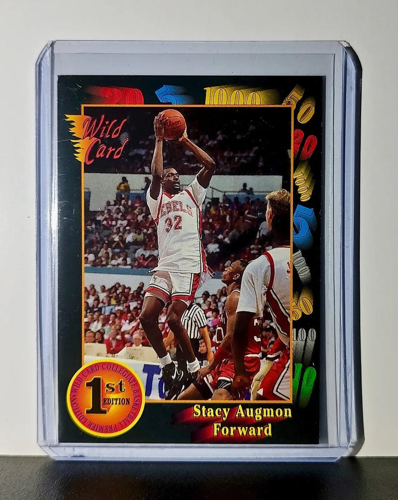 Stacy Augmon 1992 Wild Card NCAA #47 Card UNLV Runnin’ Rebels