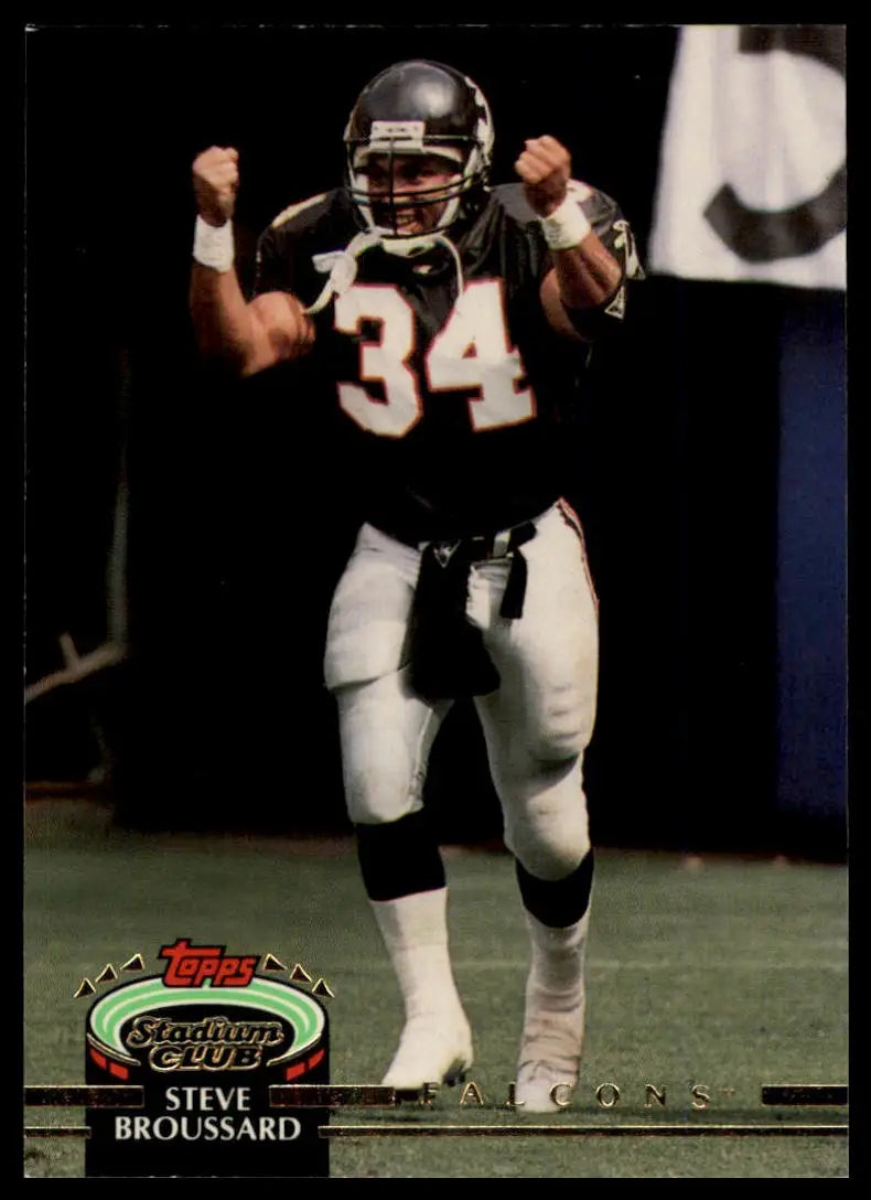 Stadium Club Steve Broussard 318 Atlanta Falcons LP - Football Card Single