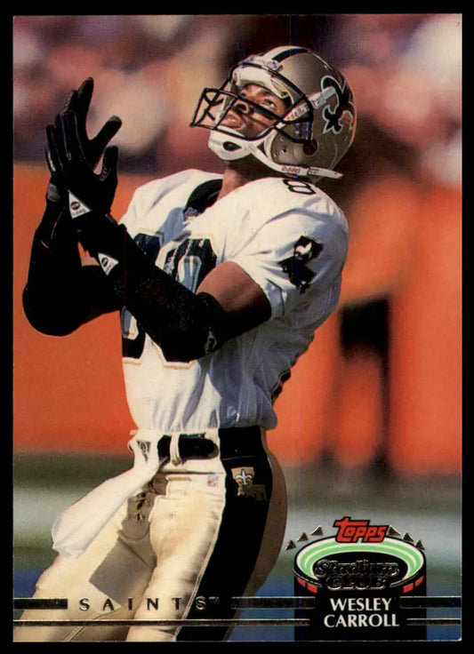 Stadium Club Wesley Carroll 11 New Orleans Saints LP - Football Card Single