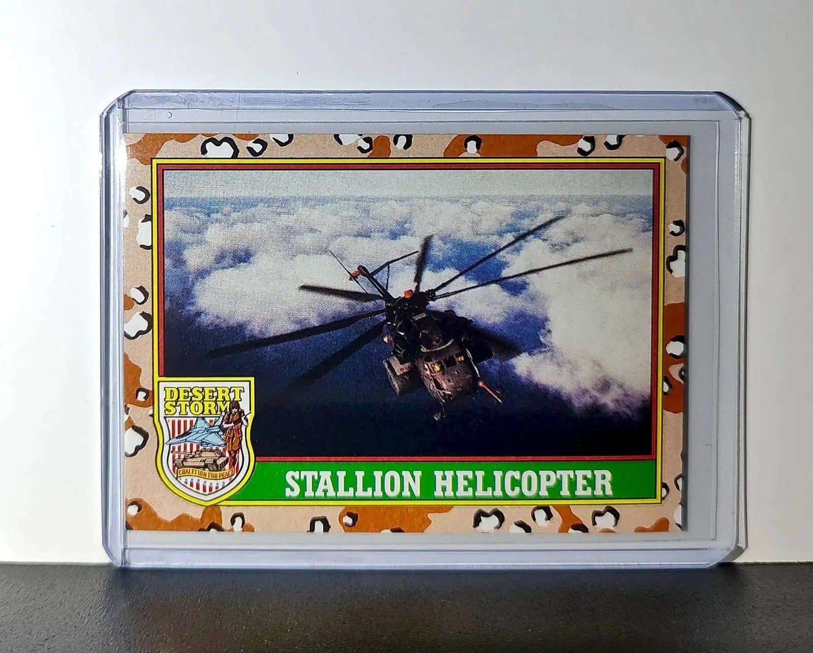 Stallion Helicopter 1991 Topps Desert Storm #8 Card