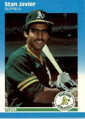 Stan Javier - 1987 Fleer Update - #U-52 - Baseball - Baseball Card Single