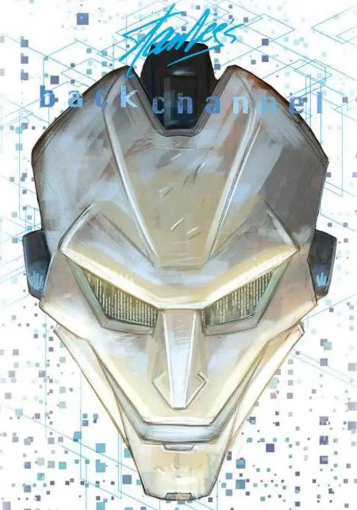 Stylized robot head from Stan Lees Backchannel Hardcover Volume 01 by Tom Tanner