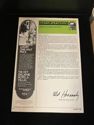 Vintage advertisement featuring Stan Musial 1982 Missouri Baseball AUTO JSA Meetingplace Print