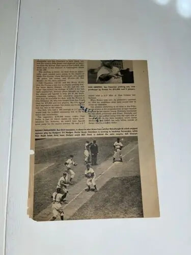 Vintage Baseball Article featuring Musial St Louis Cardinals Signed Sport Magazine Auto Page