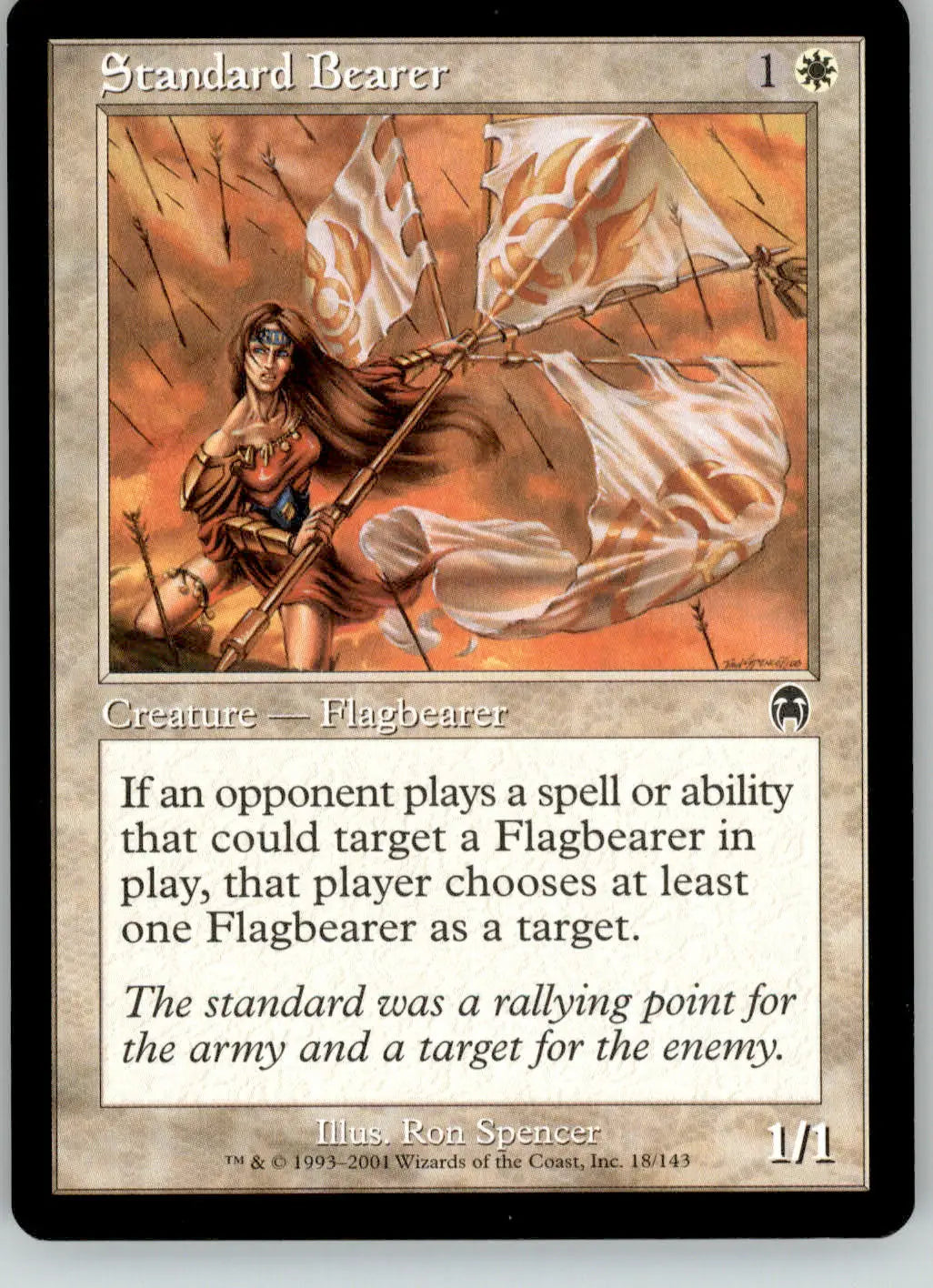 Standard Bearer - Apocalypse - 18 - MP Magic: The Gathering - Magic Card Single