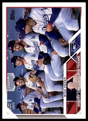 Star Power 2023 Topps #113 Los Angeles Dodgers - Baseball Card Single