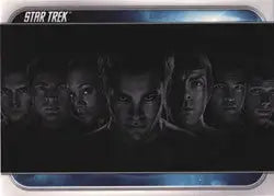 Star Trek movie P1 promo card featuring dark stylized characters from the franchise