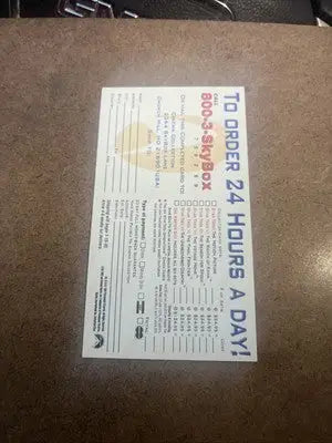 Skybox order form for Star Trek Cinema Collection Card at Trek Cinema Collection