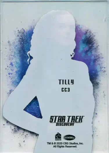Star Trek Discovery Season 2 Character Card CC3 Mary Wiseman as Cadet Tilly - Entertainment Memorabilia