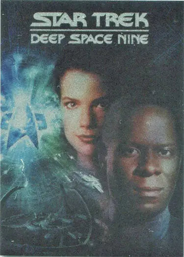 Promotional poster for Star Trek DS9 featuring Sisko and Dax from the Heroes & Villains DVD