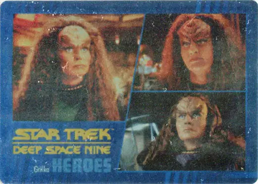 Klingon trading card from Star Trek: Deep Space Nine Heroes & Villains set