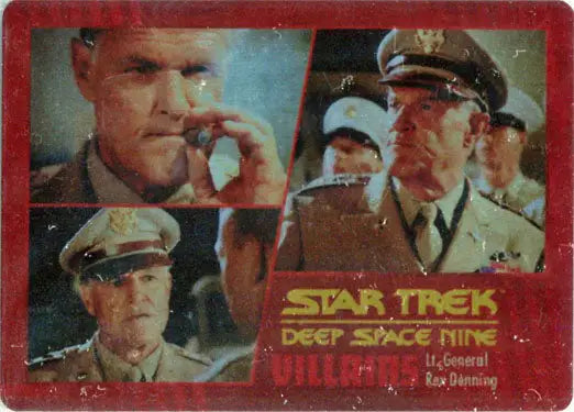 Trading card showcasing Villains from Star Trek: Deep Space Nine, part of Heroes & Villains set