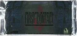 Sealed Star Trek First Contact Widevision trading card pack factory sealed collectible