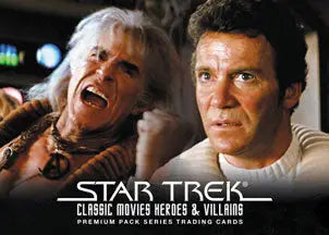 Star Trek Movies Heroes & Villains P1 Promo Card - Entertainment Memorabilia