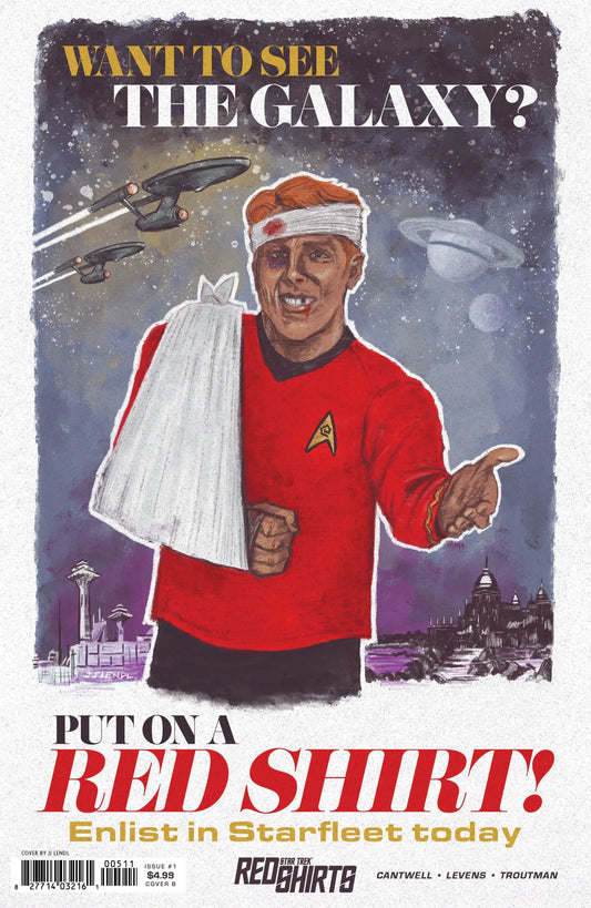 Star Trek: Red Shirts #1 Variant B (Lendl Federation Recruitment) - Back Issues