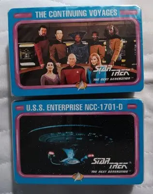 Star Trek The Next Generation ENESCO Playing Cards in Tin & Box USS Enterprise