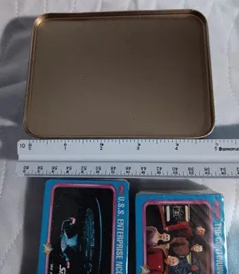 Star Trek The Next Generation ENESCO Playing Cards in Tin & Box USS Enterprise