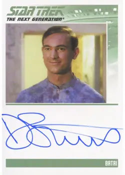 Star Trek TNG Heroes & Villains Autograph Card Daniel Stewart as Batai - Non-Sports Card Single