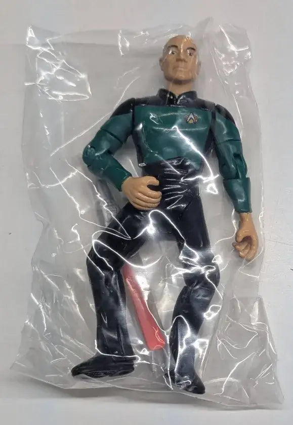 Star Trek TNG Picard action figure in packaging Wizard Mail Away 1998