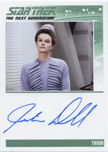 Star Trek TNG Portfolio Prints S1 Autograph Card Juliana Donald as Tayna - Non-Sport Single