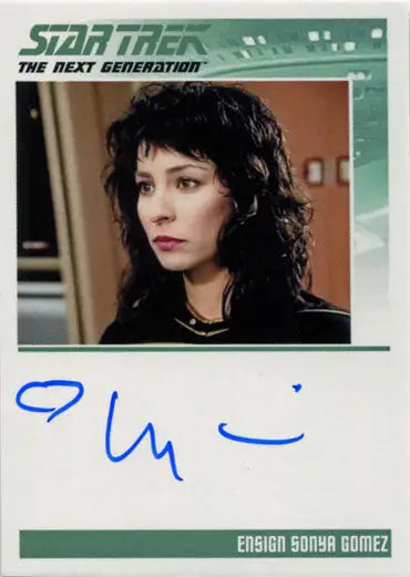 Star Trek TNG Portfolio Prints S2 Autograph Card Lycia Naff as Sonya Gomez - Non-Sports Card Single