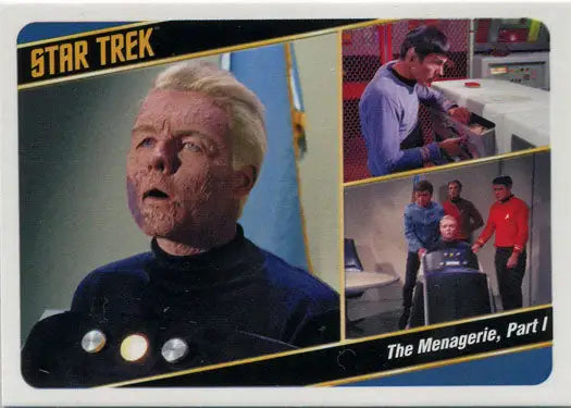 Star Trek TOS Captains Collection Case Topper Card featuring The Menagerie Part I scene