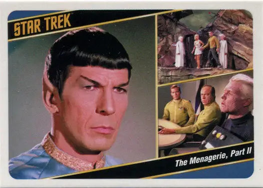 Star Trek TOS Captains Collection Case Topper Card 17a featuring The Menagerie Part II scenes