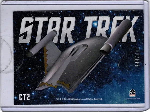 Star Trek TOS collectible case topper card from Portfolio Prints CT2 featuring iconic characters