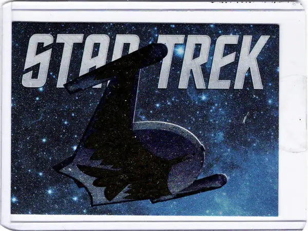 Star Trek spaceship on a case topper card for Star Trek TOS Portfolio Prints CT2