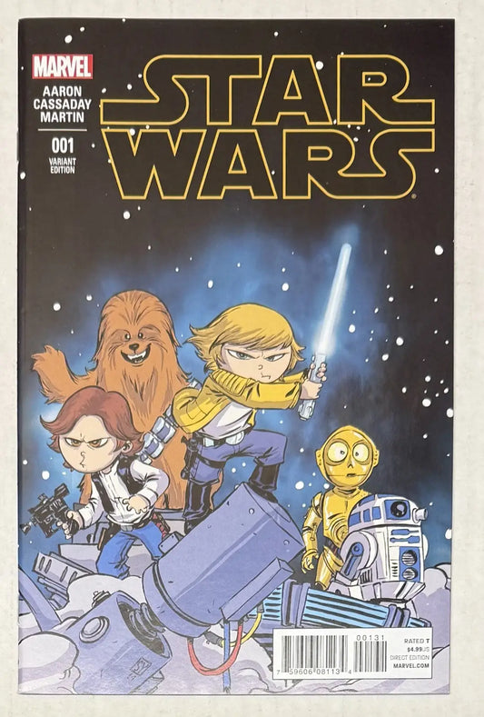 Star Wars #1 ’baby’ Variant Cover Aaron Cassaday Martin - Comic Book