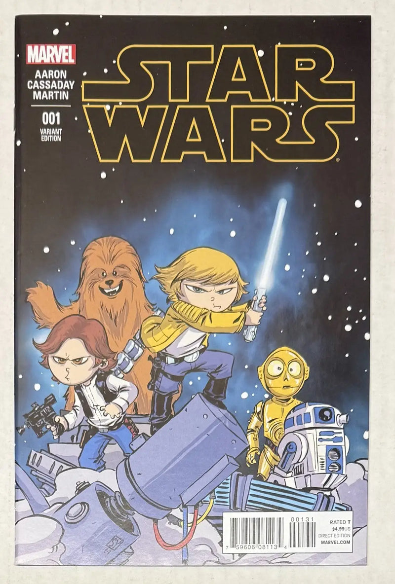 Star Wars #1 ’baby’ Variant Cover Aaron Cassaday Martin - Comic Book