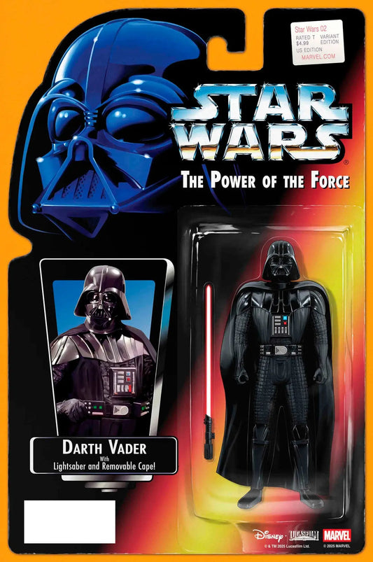 Star Wars Darth Vader action figure with lightsaber and removable cape by John Tyler Christopher