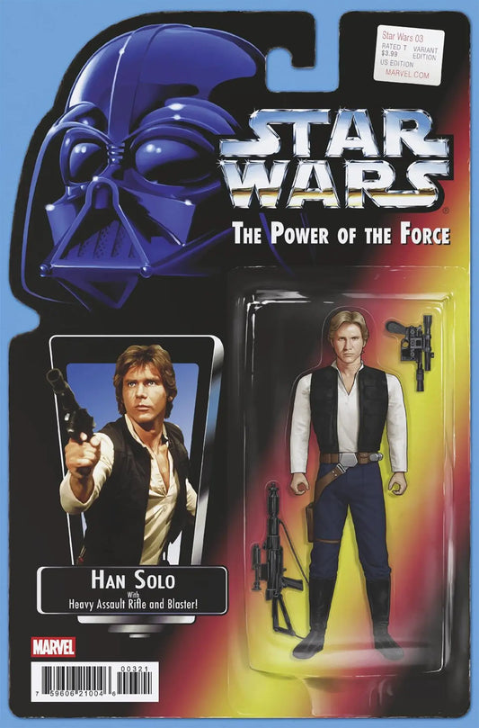 Star Wars Han Solo action figure in packaging from John Tyler Christopher Tyler Christopher action figure series