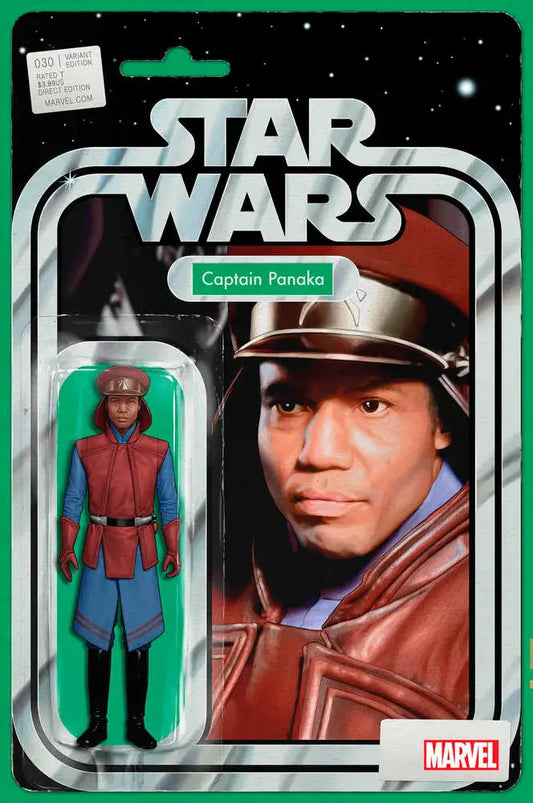 Star Wars #30 Christopher Action Figure Variant with brown jacket and blue pants packaging