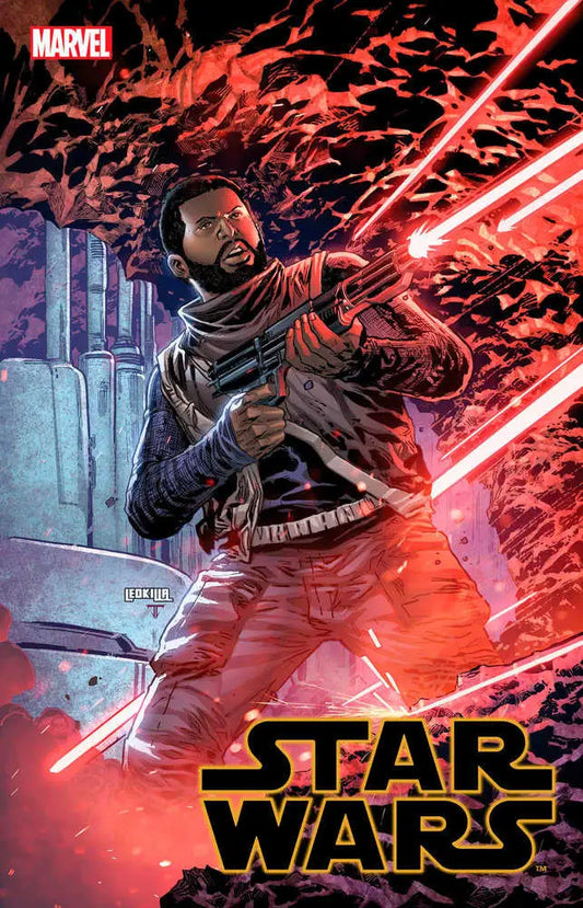 Marvel Comics Star Wars 43 Ken Lashley Variant with character wielding red lightsaber