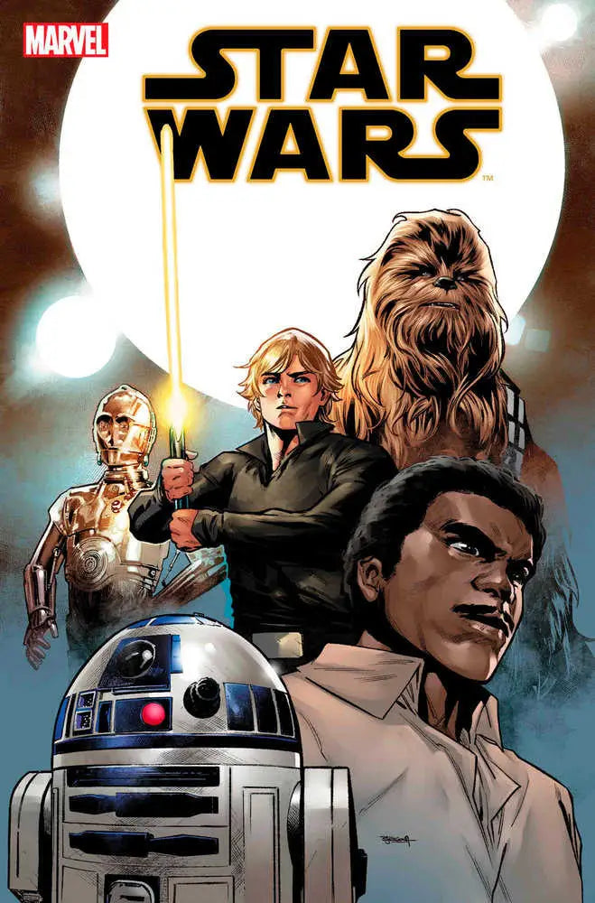 Comic book cover of Star Wars #49 featuring Rebel Alliance characters in action