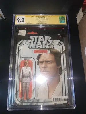 Star Wars #6 Action Figure Variant CGC 9.2 Signature Ser John Tyler Christopher - Comic Book