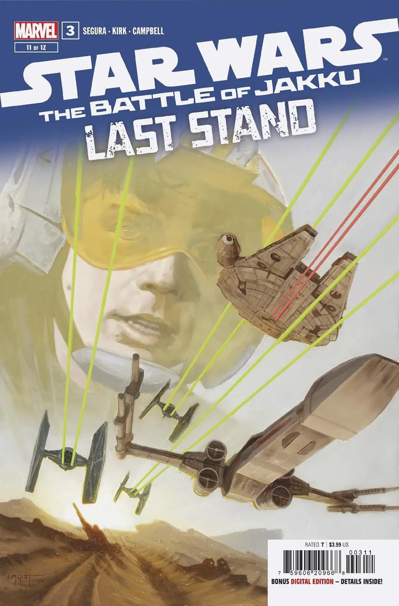 Star Wars comic book Star Wars Battle of Jakku Last Stand featuring Luke Skywalker