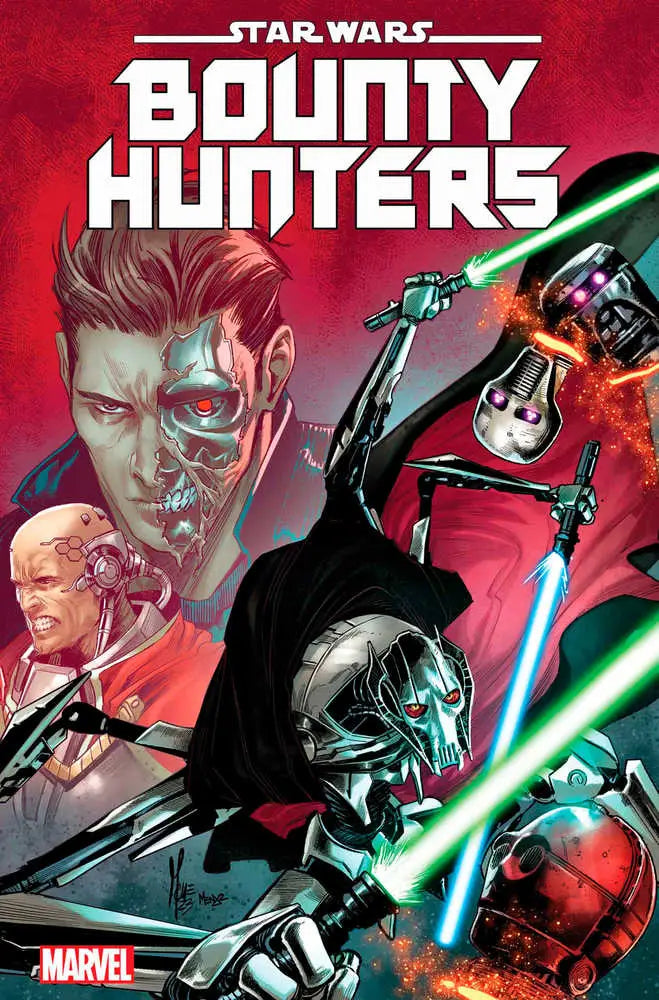 Star Wars Bounty Hunters #38 comic book cover with dynamic artwork and Marvel logo