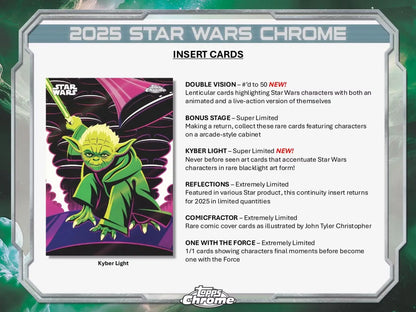 Star Wars Chrome Hobby Box (Topps 2025) | Columbia Sports Cards - Sports Card Hobby Boxes