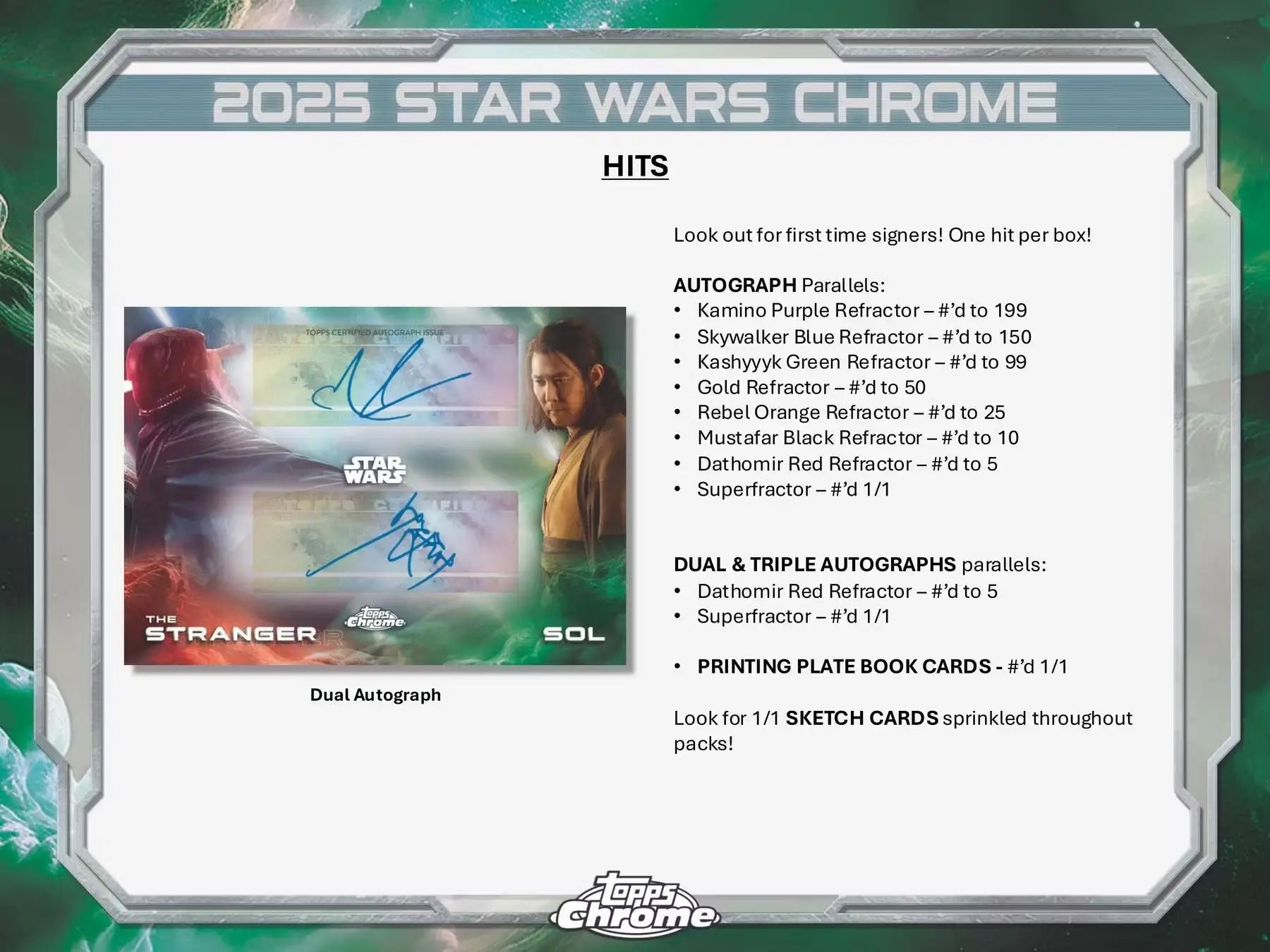 Star Wars Chrome Hobby Box (Topps 2025) | Columbia Sports Cards - Sports Card Hobby Boxes