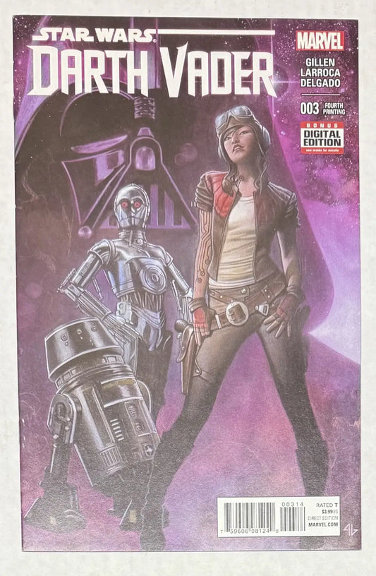 Star Wars: Darth Vader 3 (4th printing) - first appearance of Doctor Aphra - Comic Book