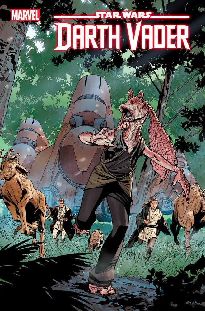 Darth Vader comic book cover from Star Wars Darth series celebrating Phantom Menace anniversary