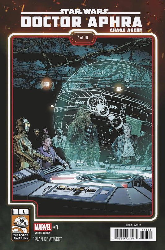 Star Wars comic book featuring Doctor Aphra Chaos Agent 10th Anniversary Variant