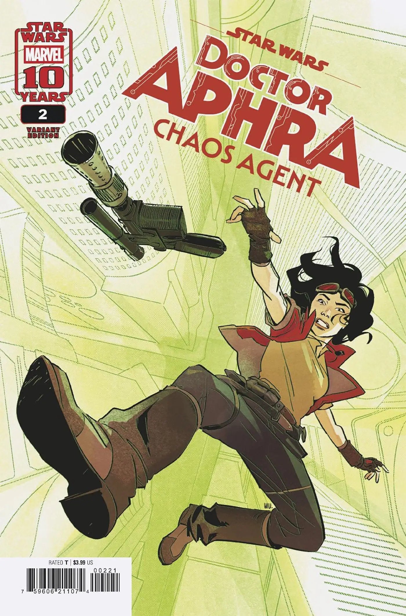 Comic book featuring Doctor Aphra in Star Wars: Doctor Aphra Chaos Agent Annie Wu Variant