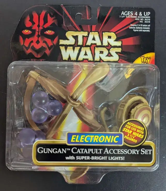 Star Wars Episode 1 Electronic Gungan Catapult accessory set for Star Wars collectors